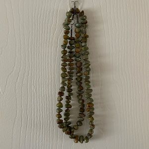 Authentic green turquoise necklace